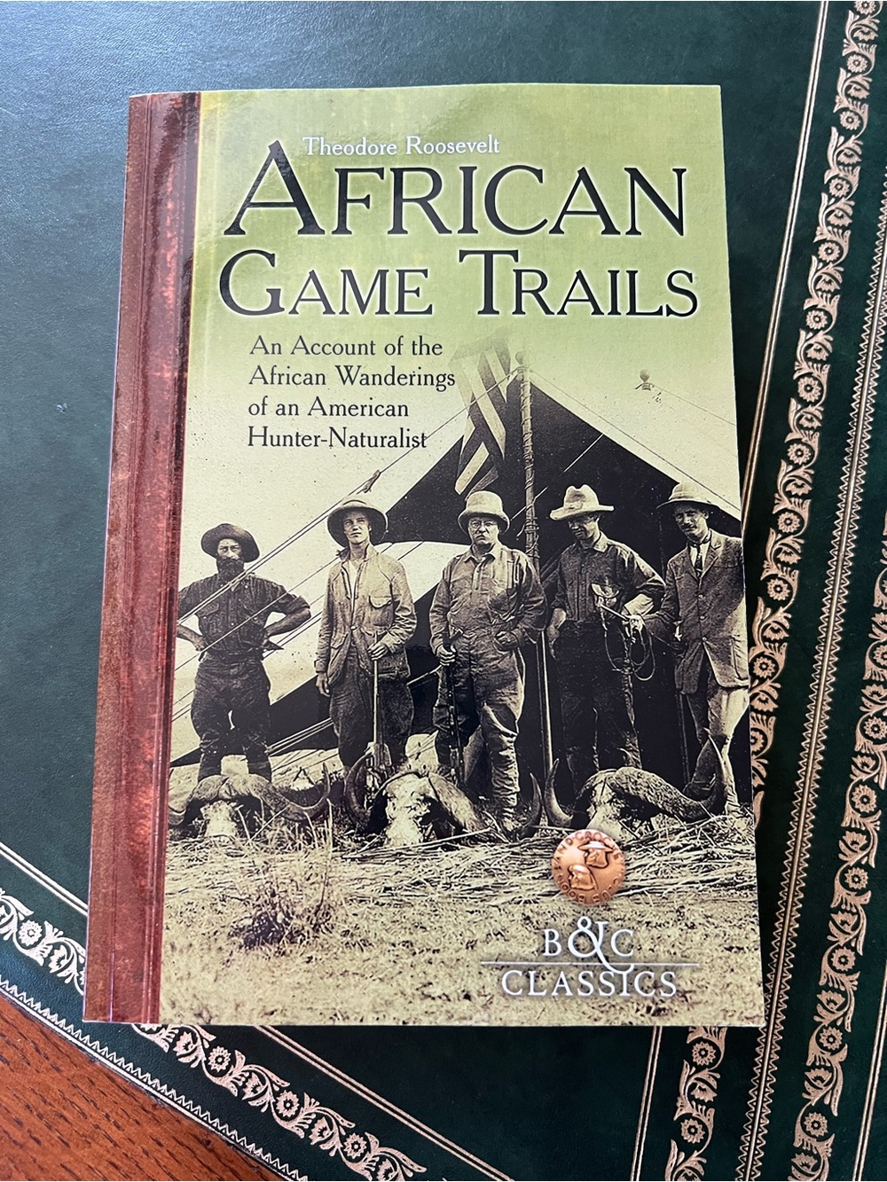 Softback Book African Game Trails by Theodore Roosevelt